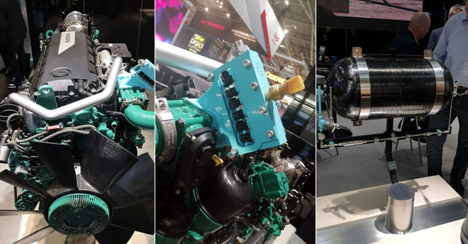 Новый двухтопливный водородный двигатель Volvo Penta на выставке Bauma 2022