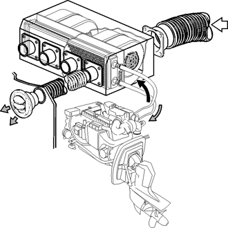 Схема подключения воздушного обогревателя Volvo Penta