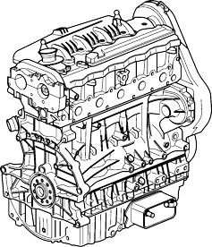 Лонг-блок двигателя Volvo Penta